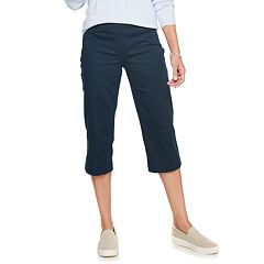 Everyday Navy Blue - Pocket Capri – Belcorva