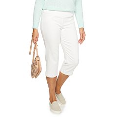 Designer White Capri Pants