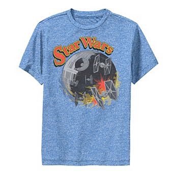 Boys 8-20 Star Wars Retro Death Star Burn Tee