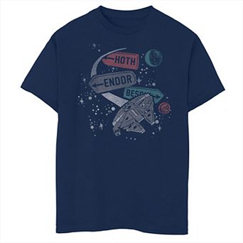 Boys 6-20 Star Wars Millennium Falcon Road Trip Tee