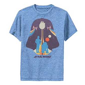 Boys 8-20 Star Wars Darth Vader Helmet Silhouette Tee
