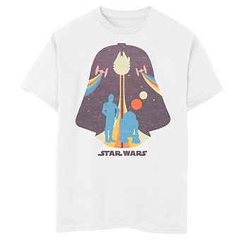 Boys 8-20 Star Wars Darth Vader Helmet Silhouette Tee