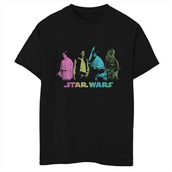 Boys 8-20 Star Wars Neon Gang Poster Tee