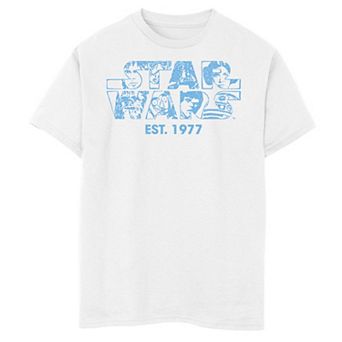 Boys 8-20 Star Wars Cast Logo Est. 1977 Tee