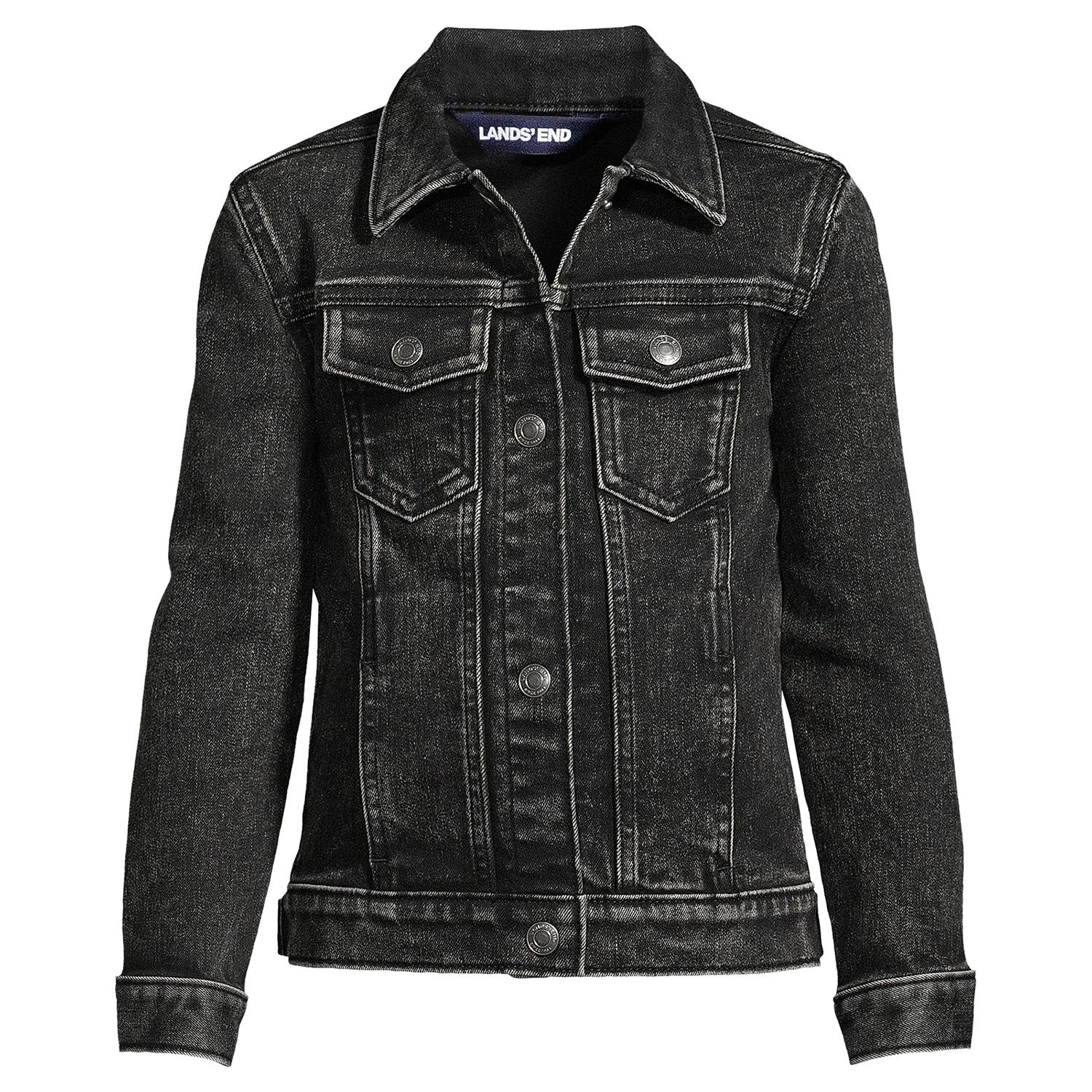 kohls black denim jacket