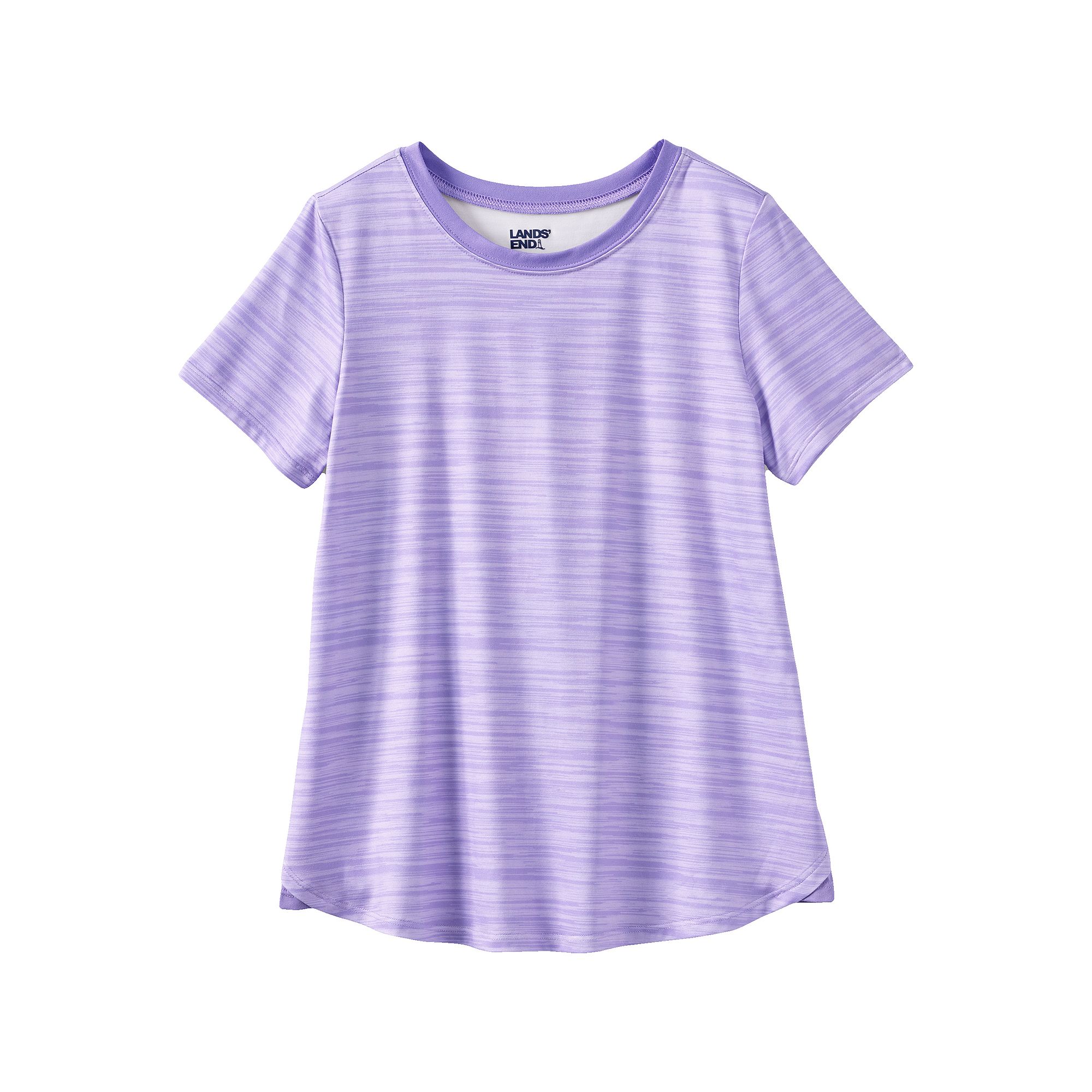 Girls 2-20 Lands End Active Tee in Regular & Plus, Girls, Size: XS(4/5), 