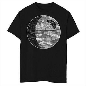 Boys 8-20 Star Wars Death Star Arctic Camo Shadowed Tee