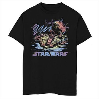 Boys 6-20 Star Wars Millennium Falcon '90s Style Tee