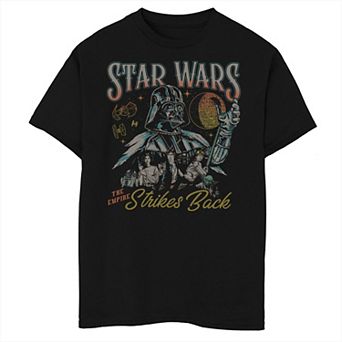 Boys 6-20 Star Wars: The Empire Strikes Back Group Shot Vintage Tee