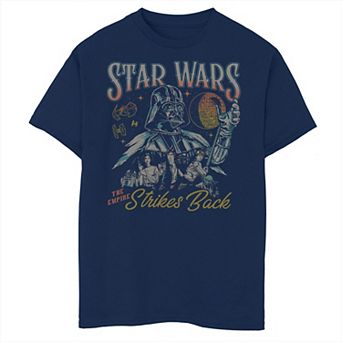 Boys 6-20 Star Wars: The Empire Strikes Back Group Shot Vintage Tee
