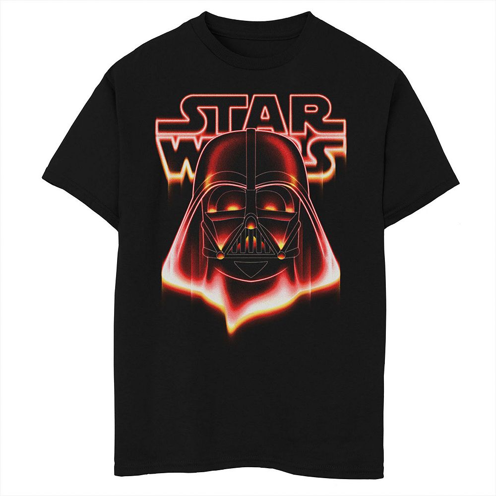 Darth Vader Framed Closeup T-shirt, Kid's Unisex, 146-152, Years 10 To 12, Red main image 0