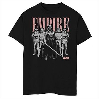 Boys 8-20 Star Wars Empire Distressed Group Portrait Tee