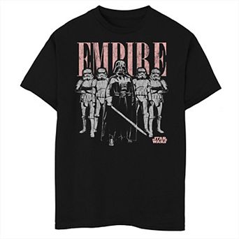 Boys 6-20 Star Wars Empire Distressed Group Portrait Tee