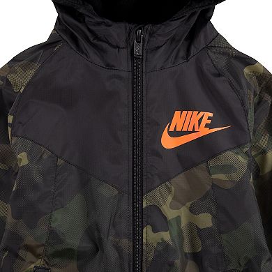 Toddler Boy Nike Fleece Lined Windbreaker Zip Jacket