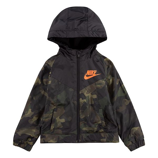 Toddler Boy Nike Fleece Lined Windbreaker Zip Jacket