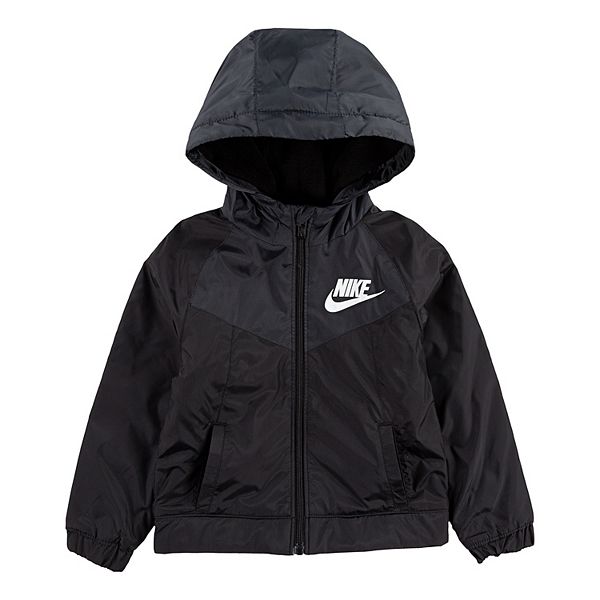 Toddler Boy Nike Fleece Lined Windbreaker Zip Jacket