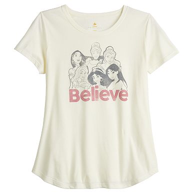 Disney Princess Women's "Believe" Graphic Tee