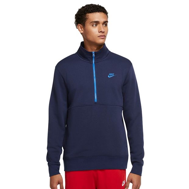 Men s Nike Club Quarter Zip Pullover