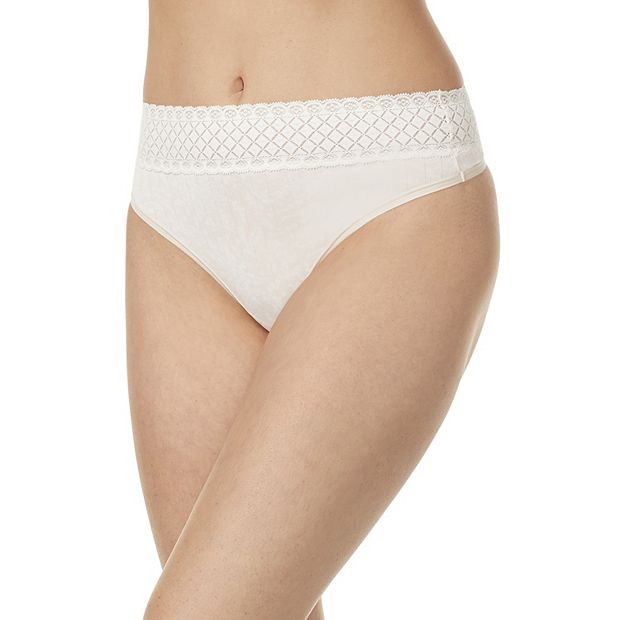 Olga ~ Womens Brief Underwear Panties Cotton Blend No Muffin Top 3-Pair ~  2XL/9