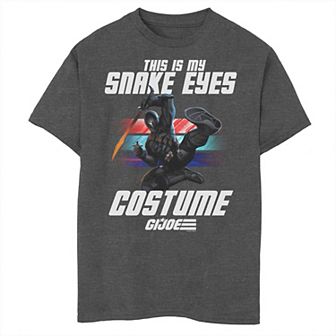 Boys G.I. Joe Classic This Is My Snake Eyes Costume Graphic Tee