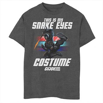 Boys G.I. Joe Classic This Is My Snake Eyes Costume Graphic Tee