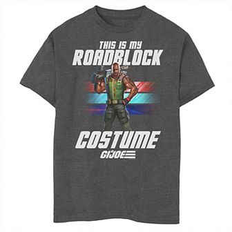 Boys G.I. Joe Classic This Is My Roadblock Costume Graphic Tee