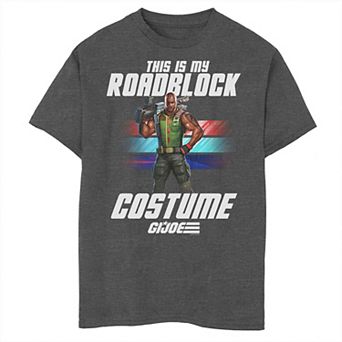 Boys G.I. Joe Classic This Is My Roadblock Costume Graphic Tee