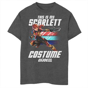 Boys G.I. Joe Classic This Is My Scarlett Costume Graphic Tee
