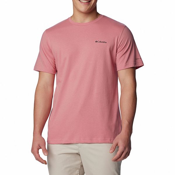 Men's Columbia Thistletown Hills Omni-Wick Performance Tee - Pink Agave (XXL)