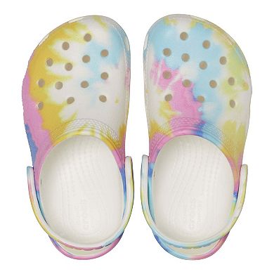 Crocs Classic TieDye Graphic Kids' Clogs