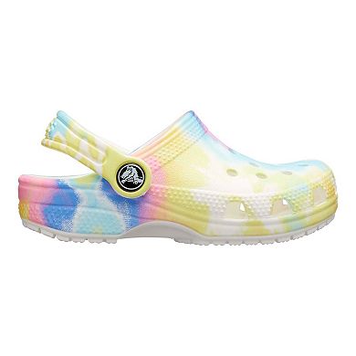 Crocs Classic TieDye Graphic Kids' Clogs