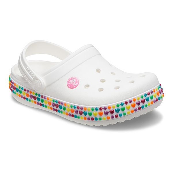 Monument Handig Onderling verbinden Crocs Crocband Gem Band Little Kid Girls' Clogs