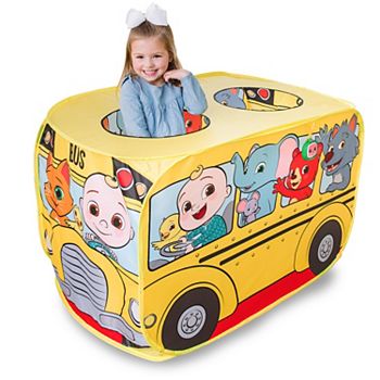 CoComelon Musical Yellow School Bus Pop Up Tent