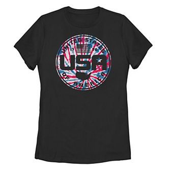 Juniors' United States Of America 1776 Tie Dye Tee