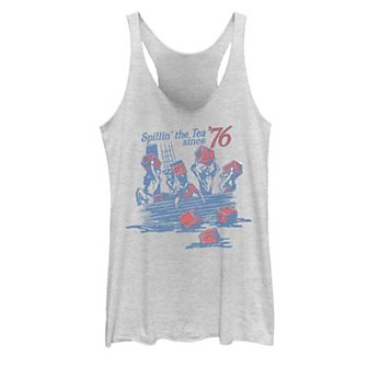 Juniors' Spillin' Tea Since 1776 Tank Top