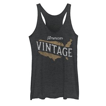 Juniors' "American Vintage" Racerback Tank Top