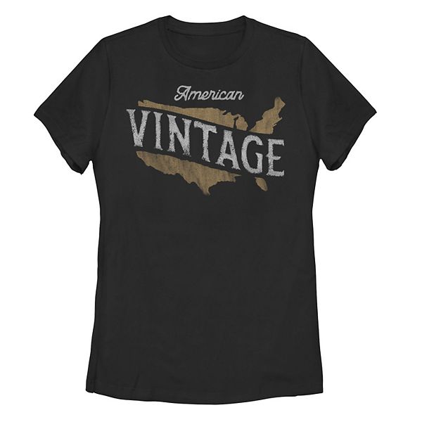 Juniors' "American Vintage" Graphic Tee