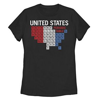 Juniors' United States Periodic Table Tee