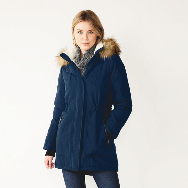 Women's All-Weather Faux Fur-Lined Jacket, Women's