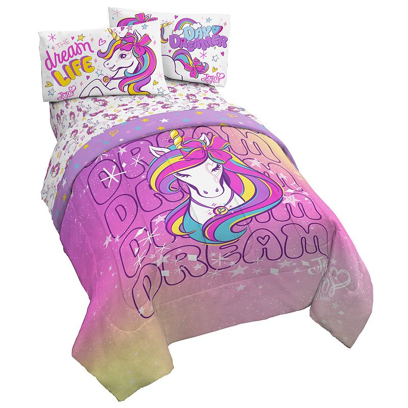 JoJo Dream Unicorn Bed Set, Multicolor, Full