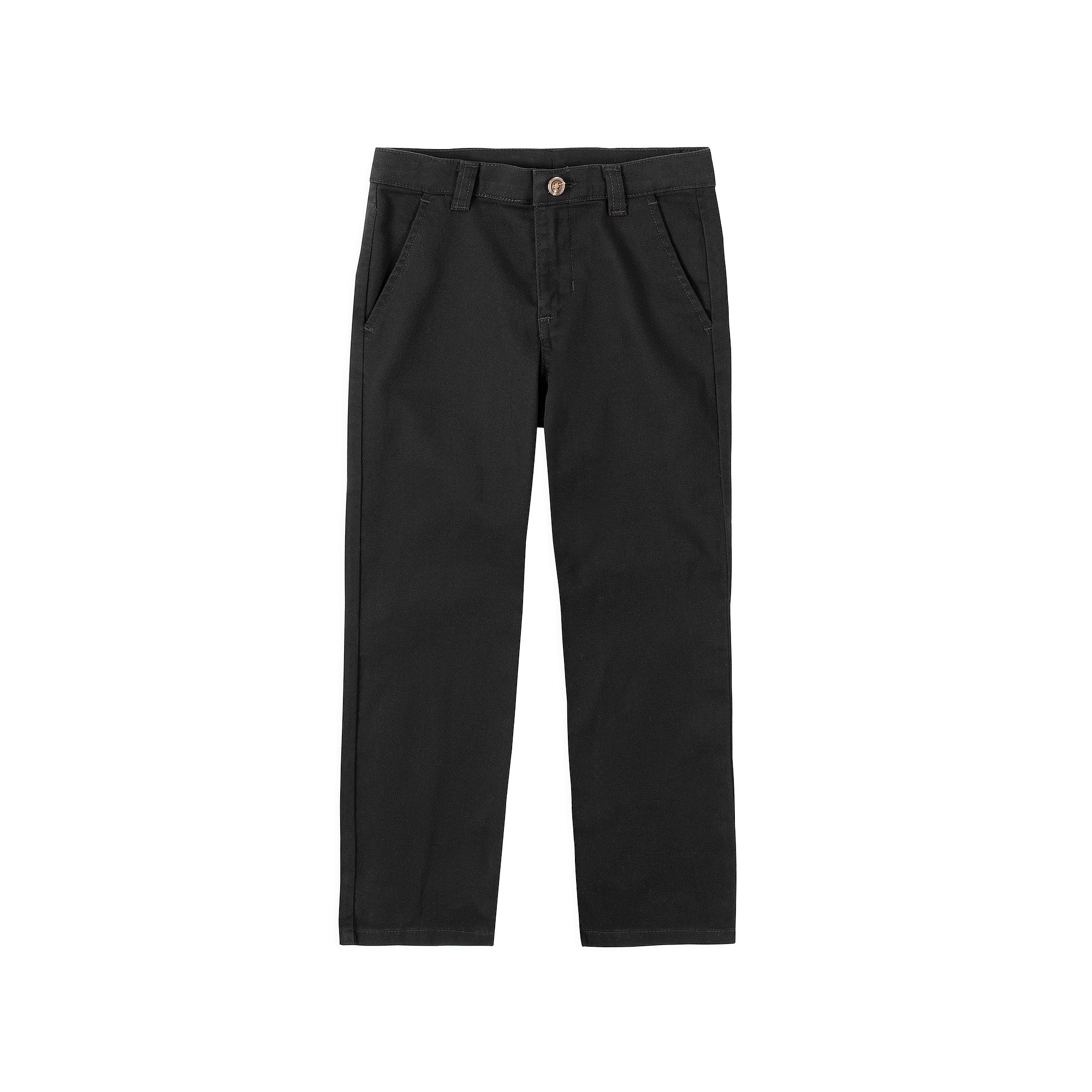 Boys 4-20 IZOD Flat Front Comfort Waistband Pants in Regular, Slim & Husky,