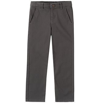Boys 4-20 IZOD Flat Front Comfort Waistband Pants in Regular, Slim & Husky