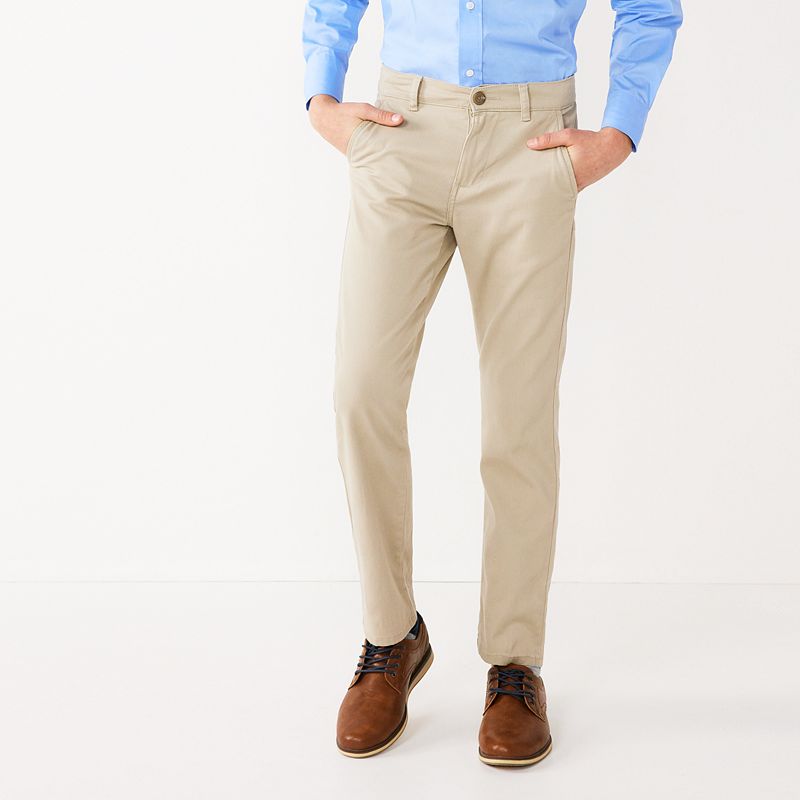UPC 194931201213 product image for Boys 4-20 IZOD Flat Front Comfort Waistband Pants in Regular, Slim & Husky, Boy' | upcitemdb.com