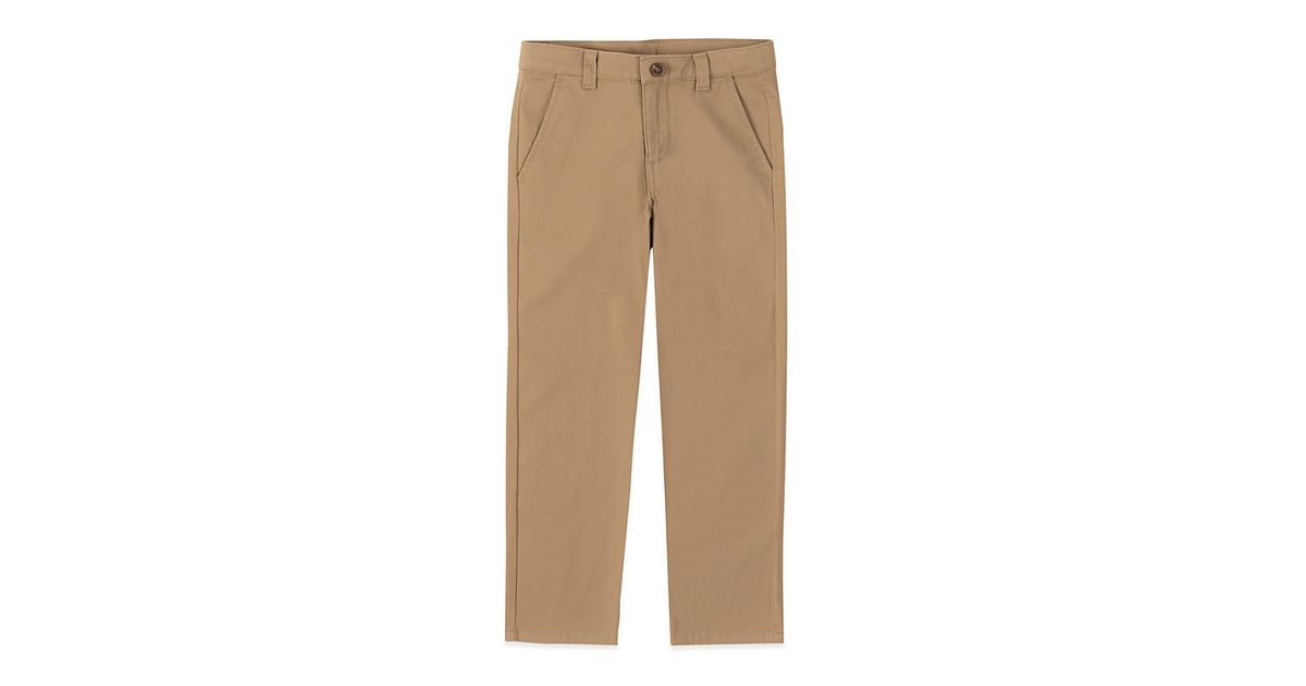 boys dress pants T.O. Collection Flat Front Charcoal / 20 Husky Perfect for formal or business casual occasions Boys Dress Pants: Find Slacks