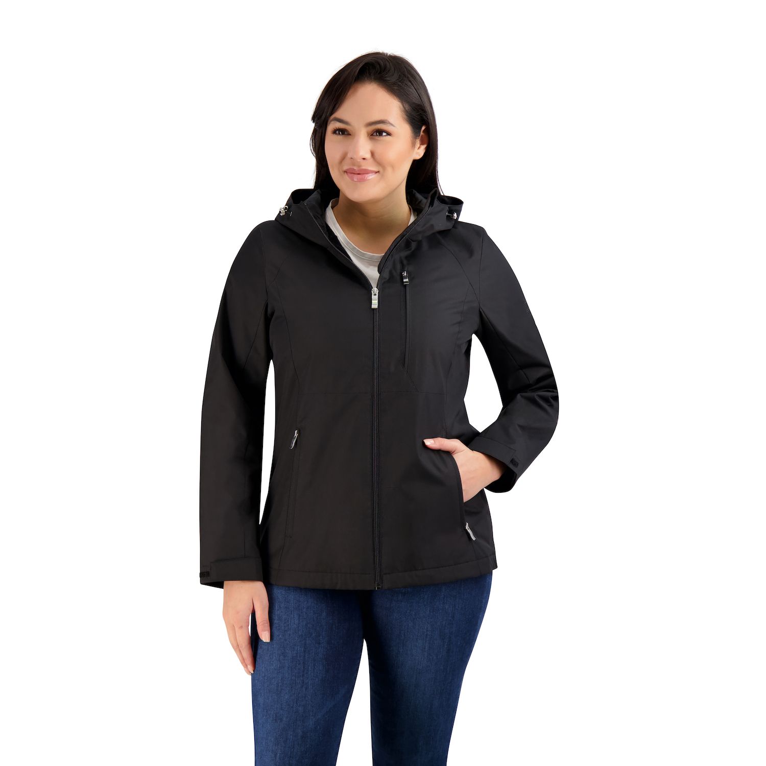 water resistant jacket with fleece lining