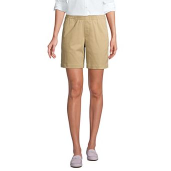 Petite Lands' End Pull-On Chino Shorts
