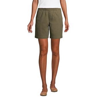 Petite Lands' End Pull-On Chino Shorts