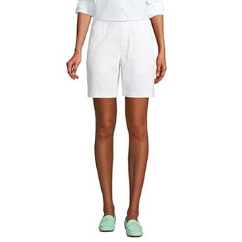 Petite Lands' End Pull-On Chino Shorts