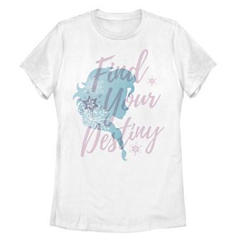 Disney's Frozen 2 Juniors' Find Your Destiny Elsa Silhouette Tee