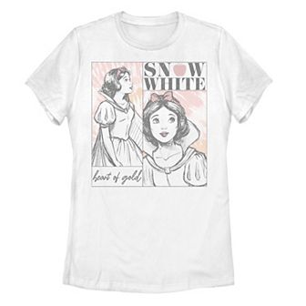 Disney's Snow White Juniors' "Heart Of Gold" Tee